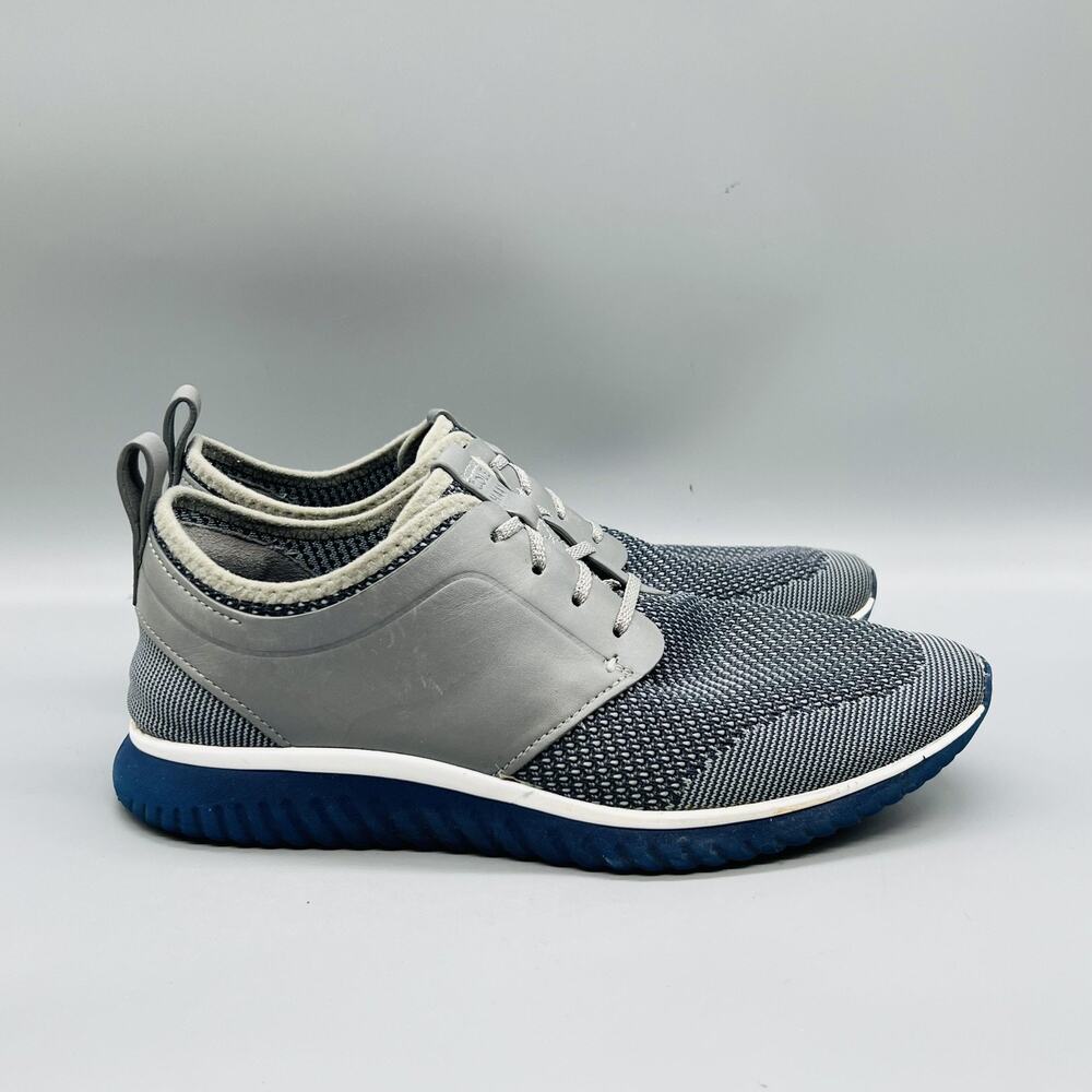Cole Haan Shoes Men 8 Gray Knit Grand OS Low Top Casual Sneakers Comfort Walking